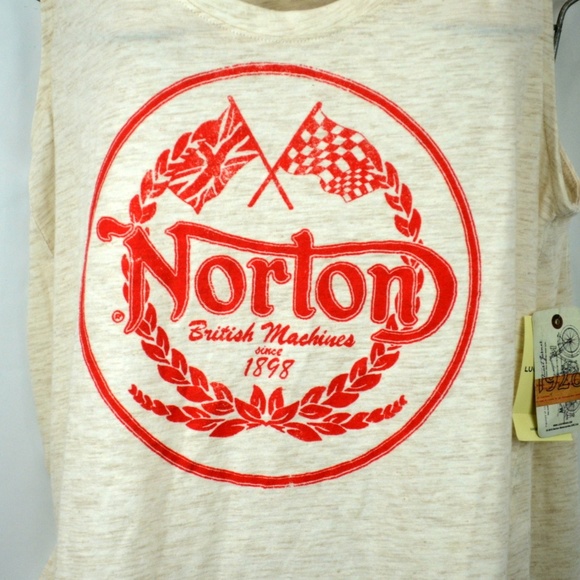 Lucky Brand Women's Tank top Norton Motorcycles - Picture 3 of 7